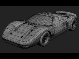 ford gt40 3D Model