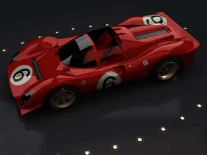 ferrari 330 p4 1967 3D Model