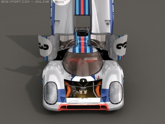 porsche 917k   1970   low poly Modèle 3D .c4d .max .obj .3ds .fbx .stl .blend 