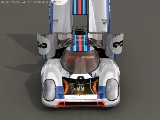 porsche 917k   1970   low poly 3D Model .c4d .max .obj .3ds .fbx .stl .blend 