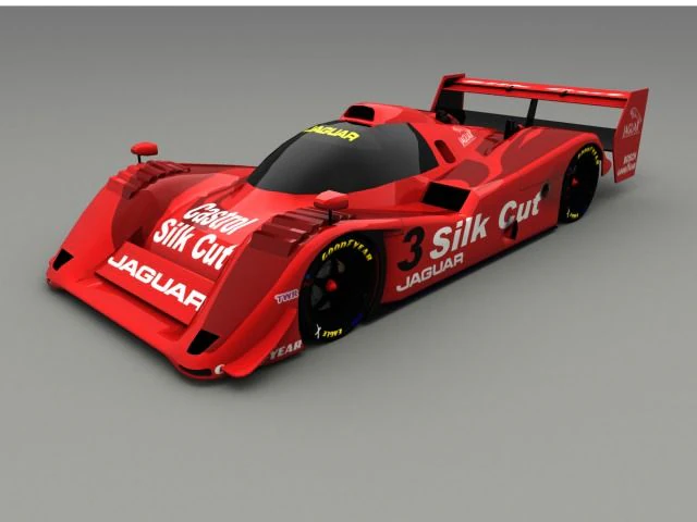 jaguar xjr 14 lemans 3D Model .c4d .max .obj .3ds .fbx .stl .blend 