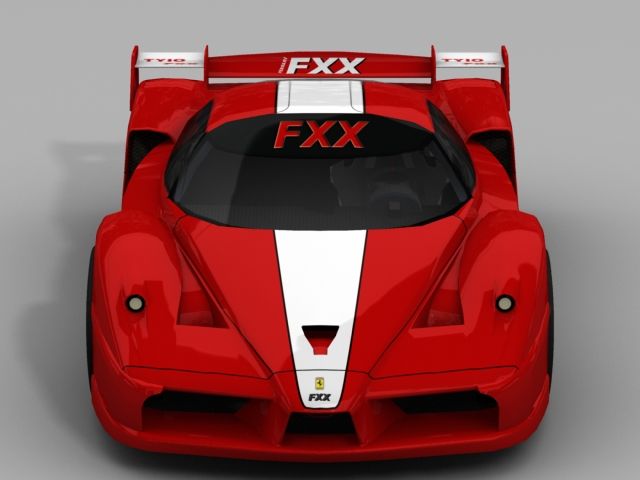 ferrari fxx 3D Model .c4d .max .obj .3ds .fbx .stl .blend