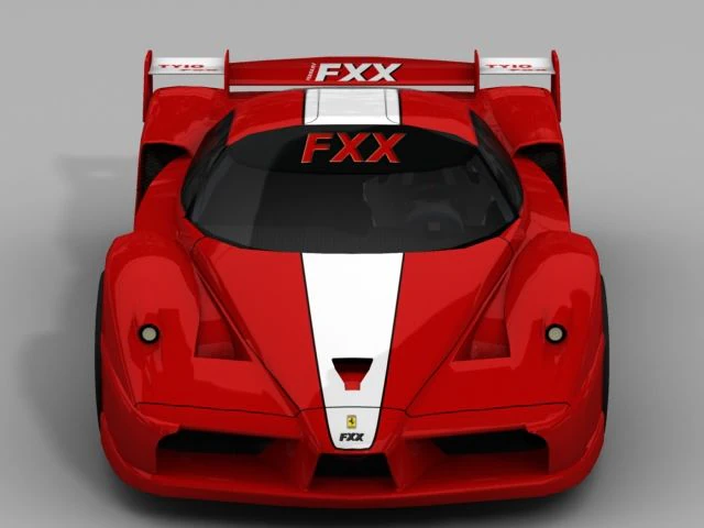 ferrari fxx 3D Model .c4d .max .obj .3ds .fbx .stl .blend 