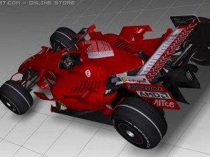 ferrari f1 f2008 3D Model