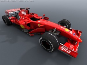 ferrari f1 f2008 3D Model