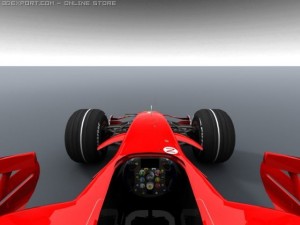 ferrari f1 f2008 3D Model
