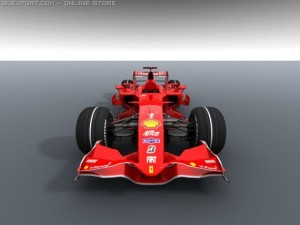 ferrari f1 f2008 3D Model