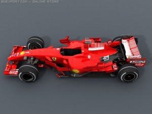 ferrari f1 f2008 3D Model