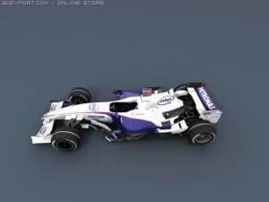 bmw sauber f1 2008 3D Model