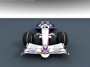 bmw sauber f1 2008 Model 3D