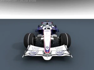bmw sauber f1 2008 3D Model