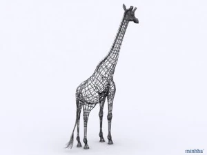 giraffa Modello 3D