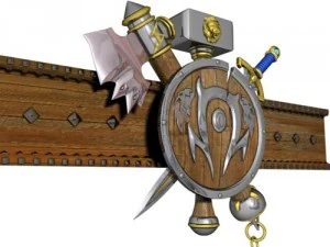 human-orc logo 3D Model