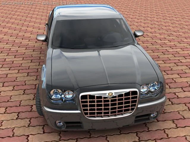 chrysler 300c 3D Model .c4d .max .obj .3ds .fbx .stl .blend