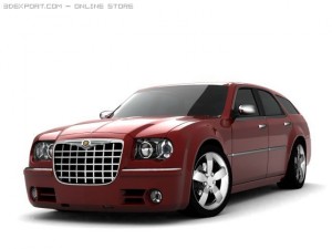 chrysler 300c touring 3Dモデル