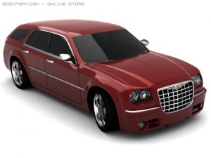 chrysler 300c touring 3Dモデル