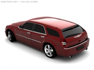 chrysler 300c touring 3Dモデル