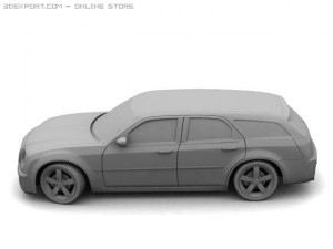 chrysler 300c touring 3Dモデル