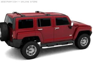 hummer h3 3D Model