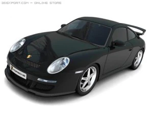 porsche 911 gt3 2007 3D Model