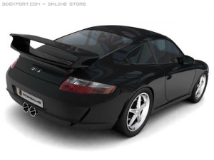 porsche 911 gt3 (2007) 3D Модель