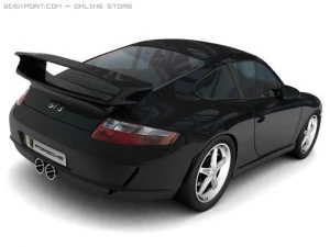 porsche 911 gt3 2007 3D Model