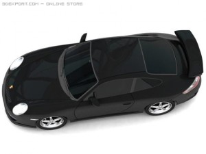 porsche 911 gt3 (2007) 3D Модель