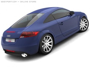 audi tt (2007) Modelo 3D