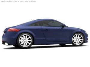 audi tt 2007 3D Model