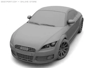 audi tt 2007 3D Model