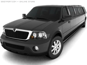 lincol navigator limousine 3D Model