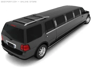 lincol navigator limousine 3D Model