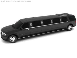 lincol navigator limousine 3D Model