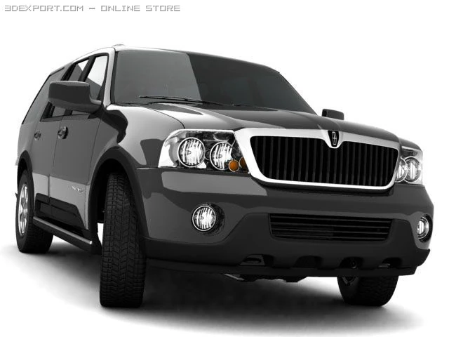 lincoln navigator 3D Model .c4d .max .obj .3ds .fbx .stl .blend