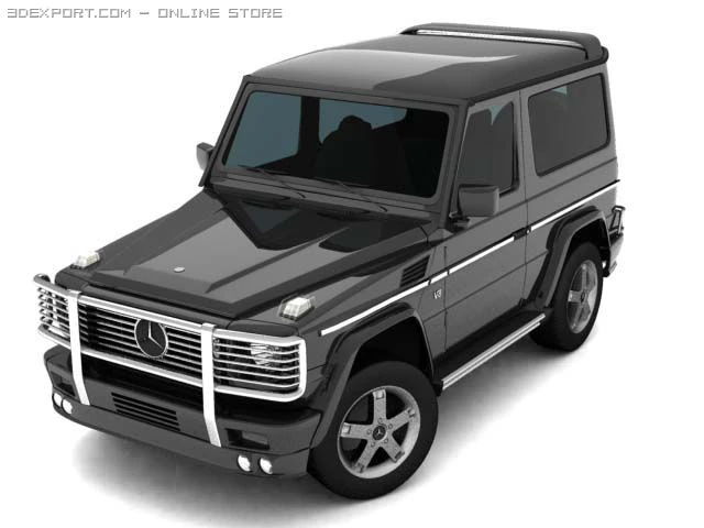 mercedes  benz g320 3D Model .c4d .max .obj .3ds .fbx .stl .blend 