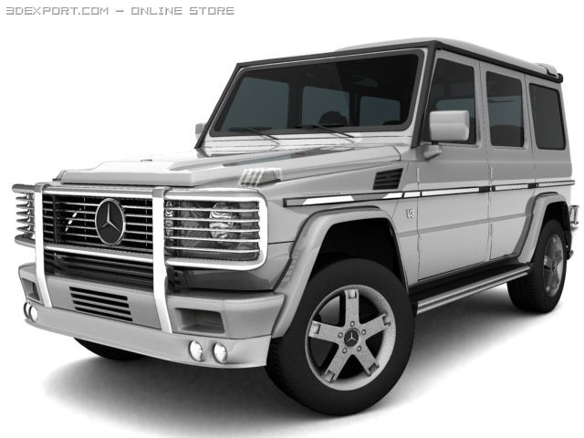 mercedes   benz g500 Modelo 3D .c4d .max .obj .3ds .fbx .stl .blend 