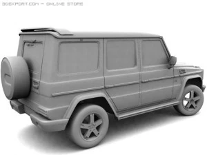 mercedes   benz g500 3D Model
