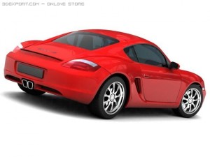 porsche cayman s 3D Модель