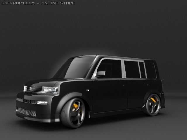 Scion xb Model 3D .c4d .max .obj .3ds .fbx .stl .blend 