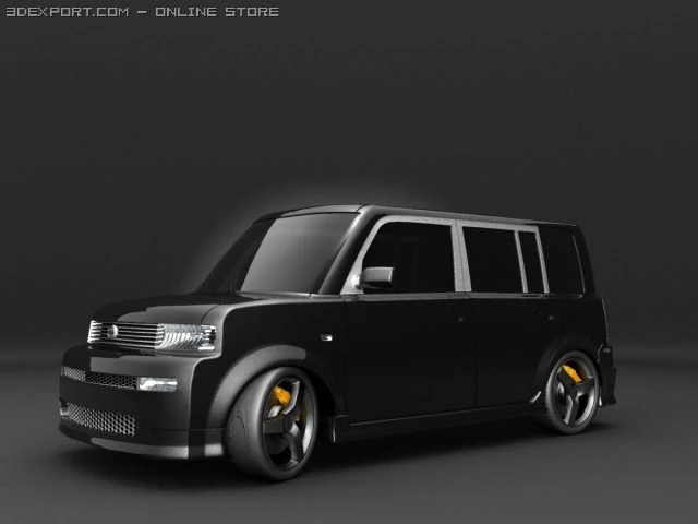 Scion xb 3D Model .c4d .max .obj .3ds .fbx .stl .blend 
