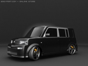 Scion xb 3Dモデル