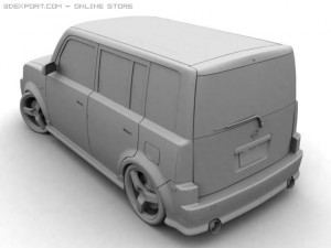 Scion xb Model 3D