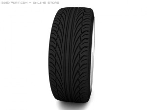 wheel (alloy wheel and tire) 3D मॉडल