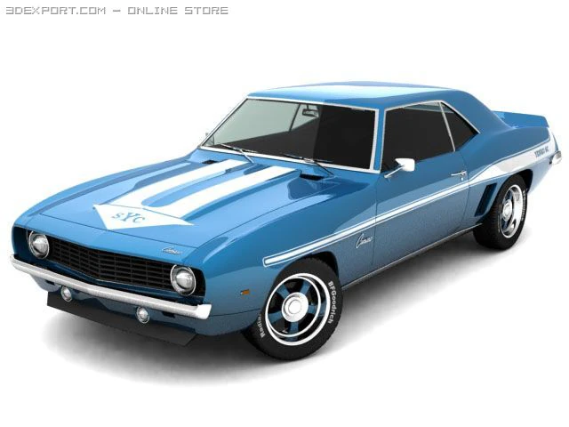 chevrolette yenco camaro 3D Model .c4d .max .obj .3ds .fbx .stl .blend 