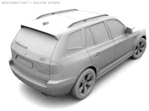 bmw x3 Modelo 3D