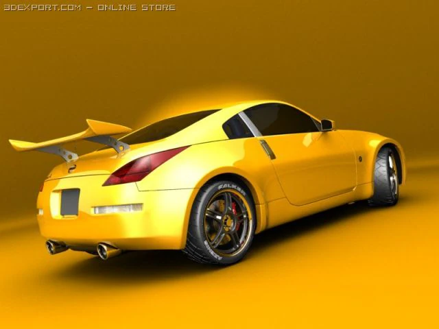 nissan 350z 2 3D Model .c4d .max .obj .3ds .fbx .stl .blend 