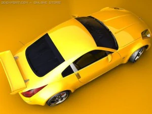 nissan 350z 2 3D Model