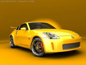 nissan 350z 2 3D Model