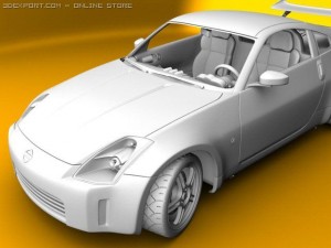 nissan 350z_2 Model 3D