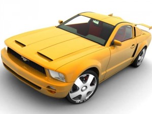 ford mustang 2003 3D Model